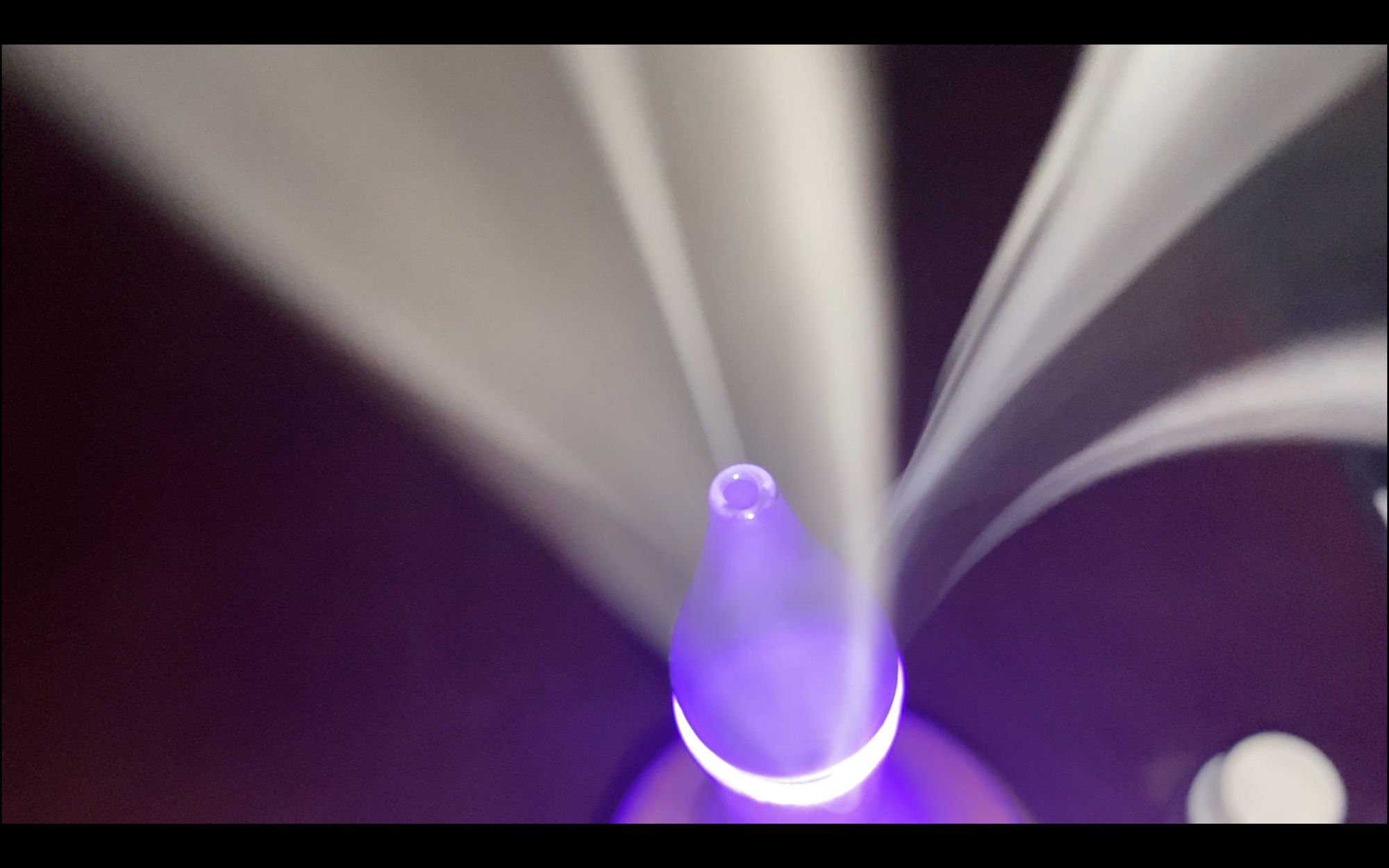 The nebulizing diffuser in action.